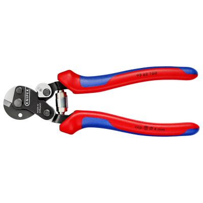 Pince coupante Knipex COUPE CABLE PRO ROBUSTE 160mm ANTIROUILLE DIAM 4 &agrave; 6mm POIGNEE ERGONOMIQUE RESSORT 95 62 160 MADE IN GERMANY