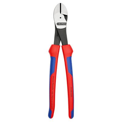 Pince coupante Knipex PRO ROBUSTE 250mm GRIS ANTIROUILLE EPAISSEUR MATERIAU 3,0 A 4,6mm POIGNEE ERGONOMIQUE 74 02 250 MADE IN GERMANY