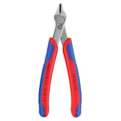 Pince coupante Knipex PRO SUPER KNIPS 125mm CHROME ULTRA FINE ELECTRONIQUE MECANIQUE PRECISION POIGNEE ERGONOMIQUE 78 03 125 MADE IN GERMANY