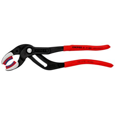 Pince multiprise Knipex MULTI PRO CONNECTEUR,TUBE BAGUE RACCORD VISSER 250mm GRIS ANTIROUILLE GAINE PVC 81 11 250 MADE IN GERMANY