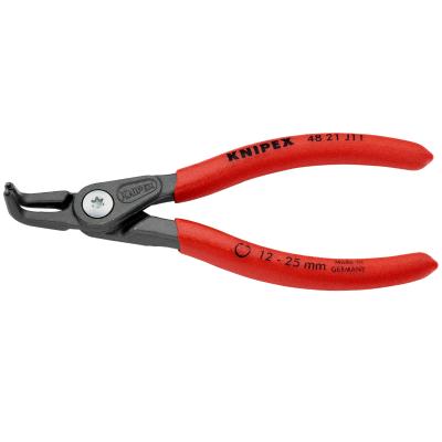 Pince &agrave; circlips Knipex INTERIEUR PRO 130mm DIAM 12 A 25mm GRIS ANTIROUILLE POINTE 1,3mm COUDEE 48 21 J11 MADE IN GERMANY