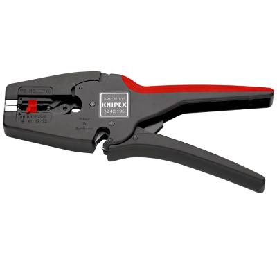 Pince &agrave; denuder Knipex PRO MULTISTRIP AUTOMATIQUE 190mm DENUDAGE FIL 0,3 A 10mm COUPE JUSQU'A 10mm 12 42 195 MADE IN GERMANY