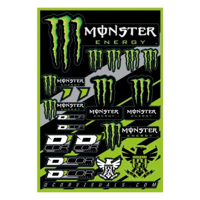 Planche de stickers D'cor Monster Energy