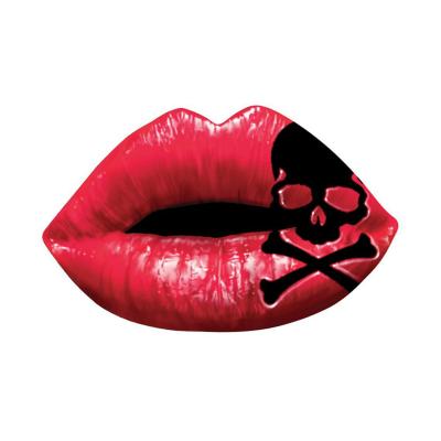 Planche de stickers Lethal Threat MINI CROSSBONE LIPS 60x80mm