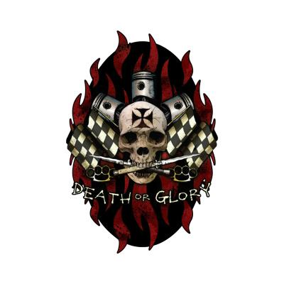 Planche de stickers Lethal Threat MINI DEATH OR GLORY 60x80mm