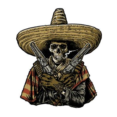 Planche de stickers Lethal Threat MINI DEVIL BANDIDO 60x80mm