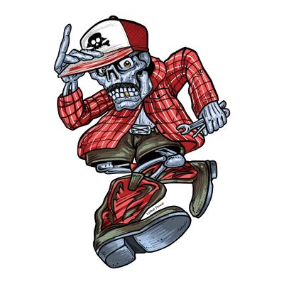 Planche de stickers Lethal Threat MINI EL MECANICO 60x80mm