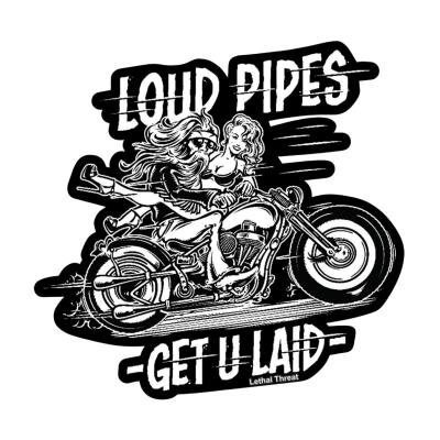 Planche de stickers Lethal Threat MINI LOUD PIPES 60x80mm