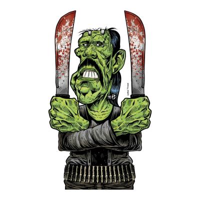 Planche de stickers Lethal Threat MINI SLICE IT UP 60x80mm