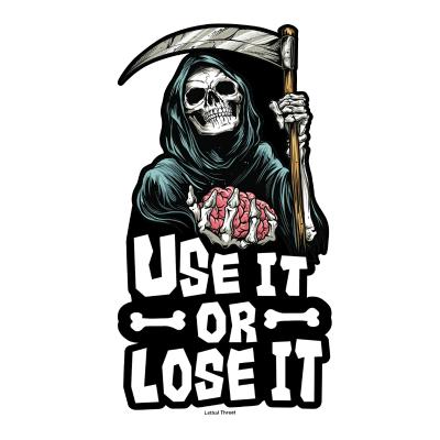 Planche de stickers Lethal Threat MINI USE IT OR LOOSE 60x80mm