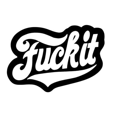 Planche de stickers Lethal Threat MINI VILAIN FUCK IT 60x80mm