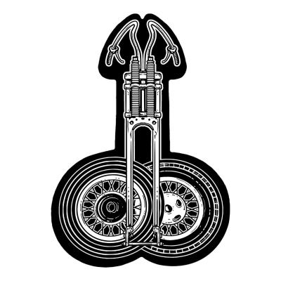 Planche de stickers Lethal Threat MINI WHEELS N HANDLEBARS 60x80mm