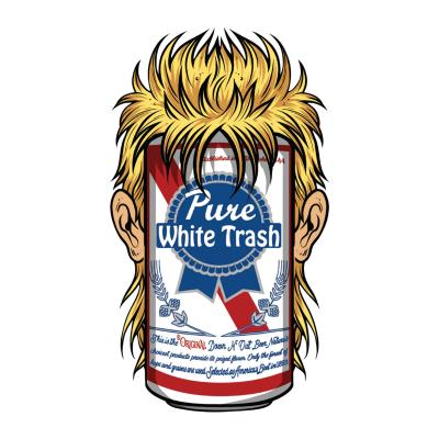 Planche de stickers Lethal Threat MINI WHITE TRASH 60x80mm