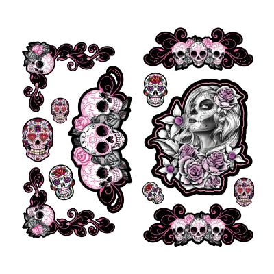 Planche de stickers Lethal Threat SUGAR SKULL SERIES 300x150mm x2