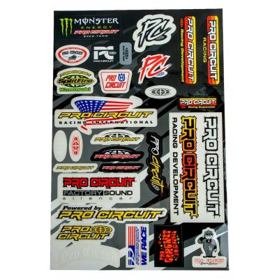 Planche de stickers Pro Circuit DELUXE