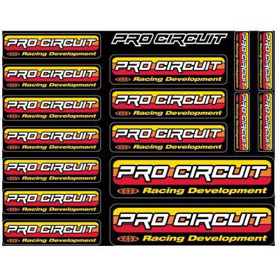 Planche de stickers Pro Circuit LOGO