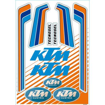 Planche de stickers Tecnosel VINTAGE KTM