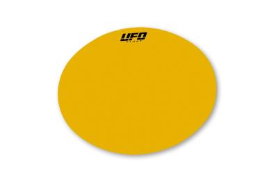 Planche de stickers Ufo adh&eacute;sive ovale jaune