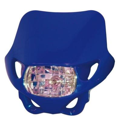 Plaque phare Bihr Enduro bleu 12V/35W