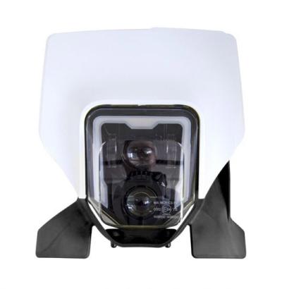 Plaque phare R-tech led Blanc Noir