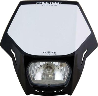 Plaque phare Racetech PLAQUE-PHARE MATRIX NOIR