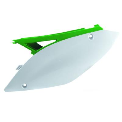 Plaques lat&eacute;rales Acerbis blanc/vert