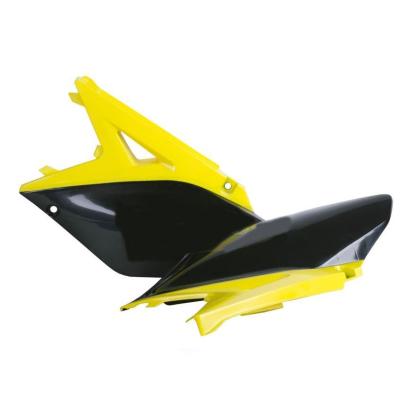 Plaques lat&eacute;rales Polisport COULEUR JAUNE/NOIR