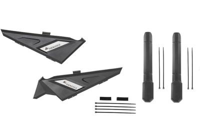 Plaques lat&eacute;rales Touratech Gauche / droit - Noir