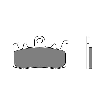 Plaquettes de frein Brembo 07BB38LA M&eacute;tal fritt&eacute; route