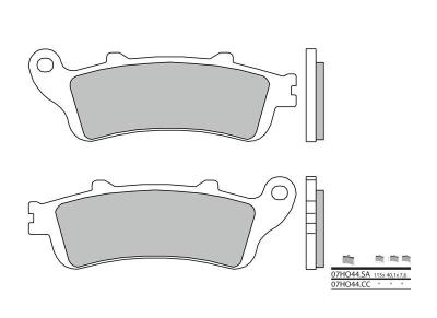 Plaquettes de frein Brembo 07HO44SA M&eacute;tal fritt&eacute;