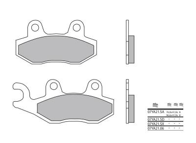 Plaquettes de frein Brembo 07YA21SA M&eacute;tal fritt&eacute;