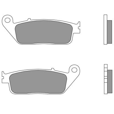 Plaquettes de freins Brembo Plaquettes Brembo Sinter M&eacute;tal Fritt&eacute; avant