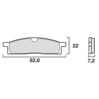 Plaquettes de freins Brembo Sinter M&eacute;tal Fritt&eacute; Racing avant