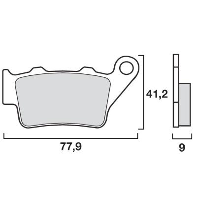 Plaquettes de freins Brembo Sinter M&eacute;tal Fritt&eacute; Racing avant/arri&egrave;re (selon mod&egrave;le)