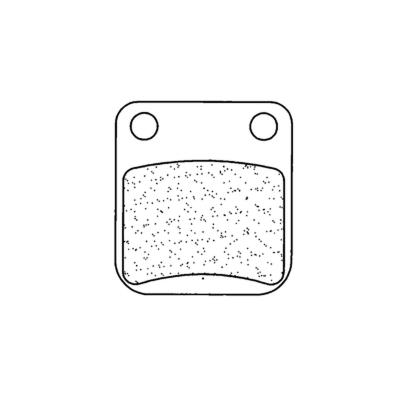 Plaquettes de freins CL Brakes Maxi Scooter m&eacute;tal fritt&eacute; - 3018MSC