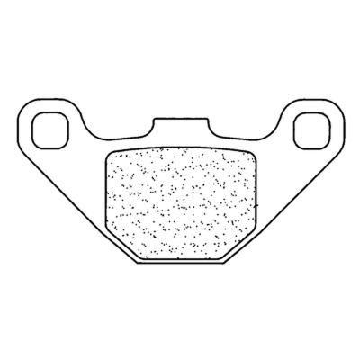 Plaquettes de freins CL Brakes Maxi Scooter m&eacute;tal fritt&eacute; - 3022MSC