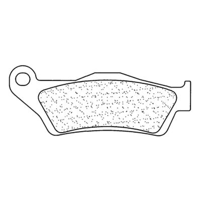 Plaquettes de freins CL Brakes Maxi Scooter m&eacute;tal fritt&eacute; - 3028MSC