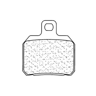 Plaquettes de freins CL Brakes Maxi Scooter m&eacute;tal fritt&eacute; - 3057MSC