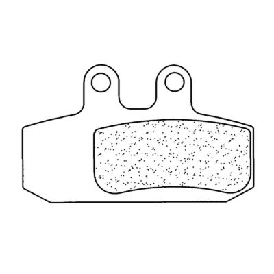 Plaquettes de freins CL Brakes Maxi Scooter m&eacute;tal fritt&eacute; - 3072MSC