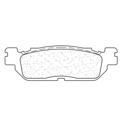 Plaquettes de freins CL Brakes Maxi Scooter m&eacute;tal fritt&eacute; - 3095MSC