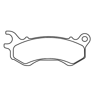 Plaquettes de freins CL Brakes Maxi Scooter m&eacute;tal fritt&eacute; - 3102MSC