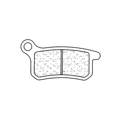 Plaquettes de freins CL Brakes Off-Road m&eacute;tal fritt&eacute; - 1078X59