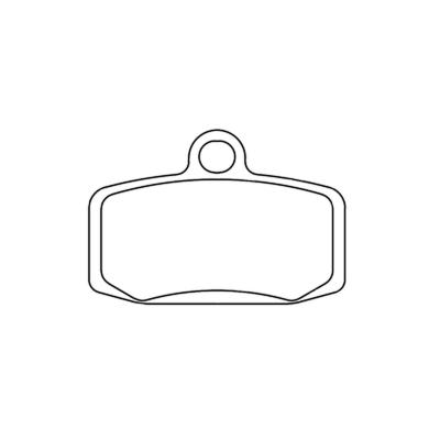 Plaquettes de freins CL Brakes Off-Road m&eacute;tal fritt&eacute; - 1228MX10