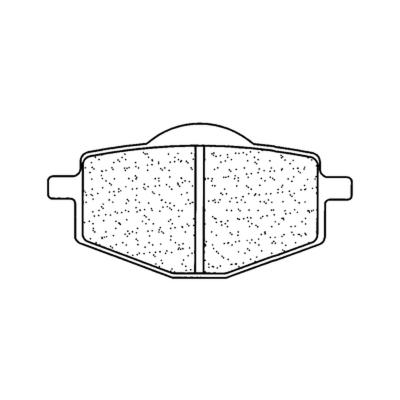 Plaquettes de freins CL Brakes Off-Road m&eacute;tal fritt&eacute; - 2284MX10