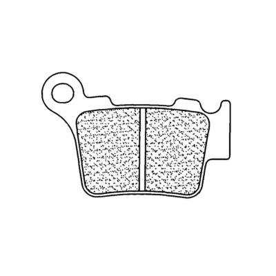 Plaquettes de freins CL Brakes Route m&eacute;tal fritt&eacute; - 1108RX3