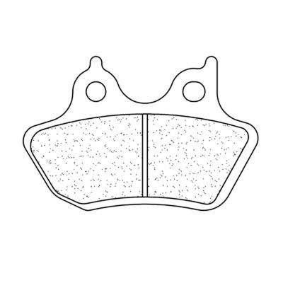 Plaquettes de freins CL Brakes Route m&eacute;tal fritt&eacute; - 1211RX3
