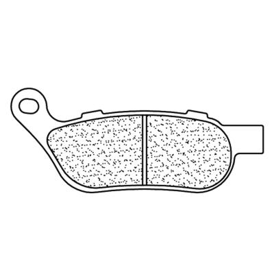 Plaquettes de freins CL Brakes Route m&eacute;tal fritt&eacute; - 1213RX3