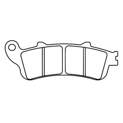 Plaquettes de freins CL Brakes Route m&eacute;tal fritt&eacute; - 1231RX3