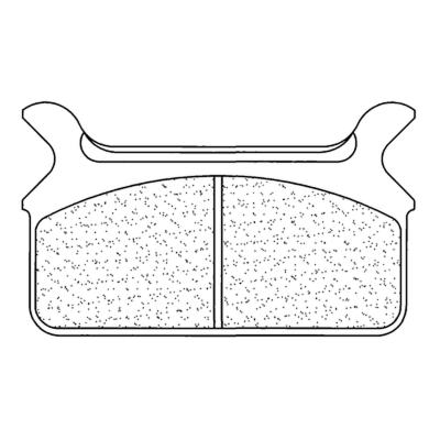 Plaquettes de freins CL Brakes Route m&eacute;tal fritt&eacute; - 2342RX3