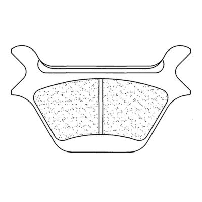Plaquettes de freins CL Brakes Route m&eacute;tal fritt&eacute; - 2370RX3